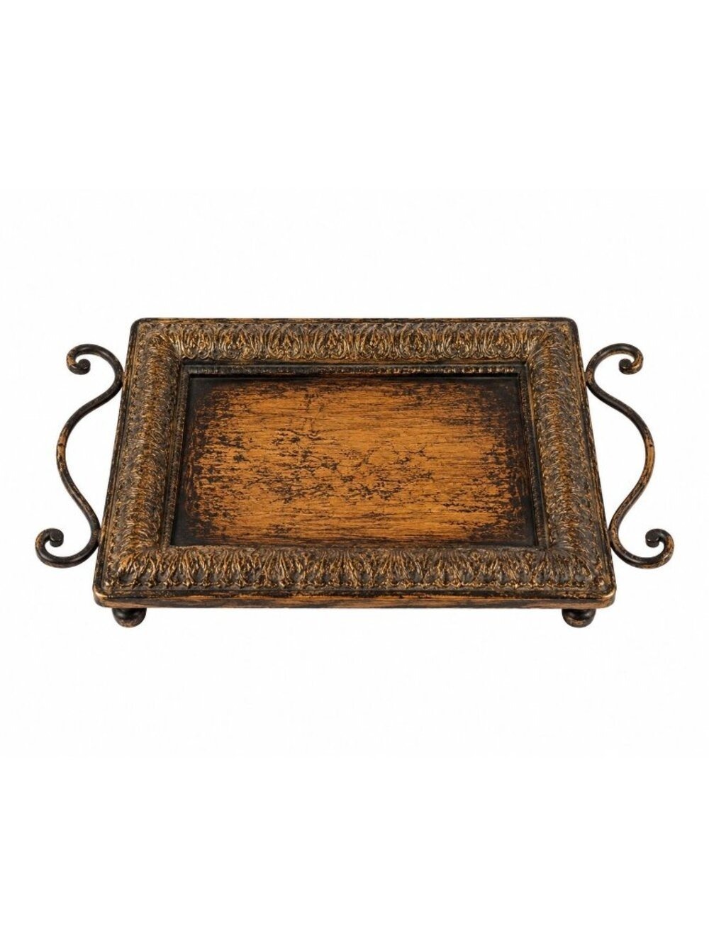 Ornate Decorative Serving Tray French Country Tuscan Farmhouse Decor